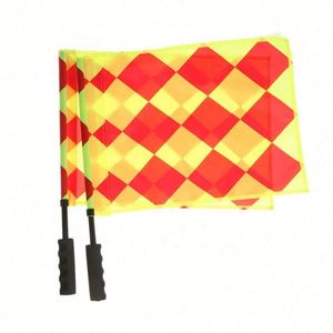 Bandera Rectangular de Árbitro 100% Poliéster al por Mayor, Bandera Publicitaria de Alta Calidad para Fútbol - Product Image 2