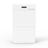 Batteries de stockage d'énergie au lithium Lifepo4 51,2 V 5-20 kWh empilables, murales, avec interface CAN pour systèmes solaires domestiques