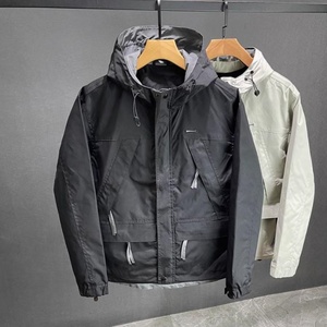 Chaqueta de Trabajo con Capucha para Hombre, Otoño/Invierno 2025, Apta para Uso Diario Informal y Deportivo, Bolsillo Utilitario Ajustable, Estilo Urbano - Product Image 2