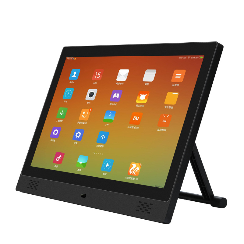 Table Top Monitor Android Layar Sentuh 17.3 Inci, Tablet Android 4G WIFI dengan Kamera untuk Pendidikan Bisnis