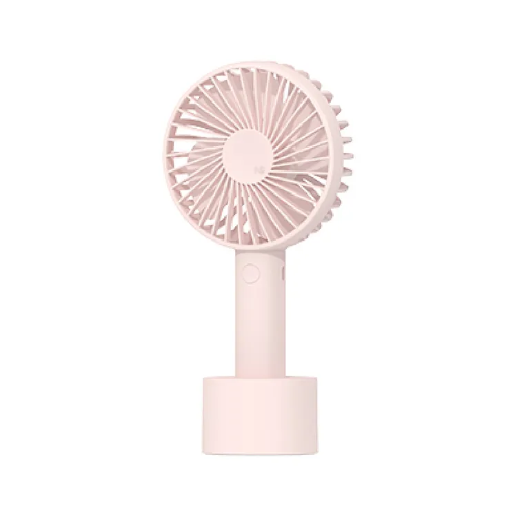 El fanı taşınabilir, Mini el düzenlenen Fan ile USB şarj edilebilir pil, 3 hız kişisel Mini masa pervanesi tabanı ile