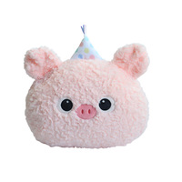 Coussin lesté super doux en peluche polyester motif chat, anti-stress, 40 cm, rembourré en coton PP, unisexe, cadeau de fête