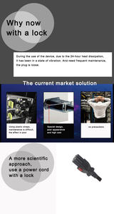 Câble d'extension électrique pour équipement industriel lourd KUNCAN 15A 250V IP11 14AWG IEC-320-C14 vers IEC-320-C15 - Product Image 6