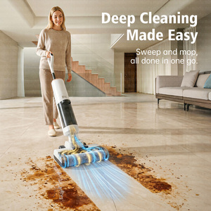 Wet and Dry Vacuum <b>Mop</b> <b>Floor</b> Cleaner Zero Gap Edge Technology High Suction for Tile <b>Floor</b> and Stubborn Stain Removal - Product Image 2