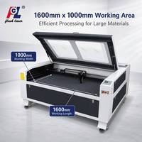 Graveur et découpeur laser CO2 de précision 1610 100W pour cuir, MDF, matériaux non métalliques, machine de découpe laser haute vitesse, FDA CE