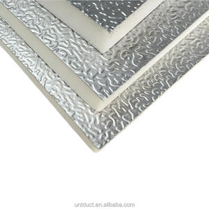 Pannello per condotti preisolati PIR Classe 0 BS476 10-40mm in schiuma poliisocianurata con foglio di alluminio, condotto PID per costruzioni commerciali - Product Image 5