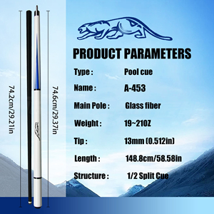 Hot Sale PREDATOR Leopard Glass Fiber <strong>Pool</strong> <strong>Cue</strong> - 13mm Tip with Fast Three Teeth Connection &amp; Uni-loc Joint - Product Image 6