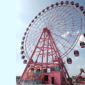 Parco di divertimenti giostre wonder sightseeing bus turistico giro gigante <span class=keywords><strong>ruota</strong></span> 20m-100m <span class=keywords><strong>ruota</strong></span> panoramica in vendita - Product Image 1