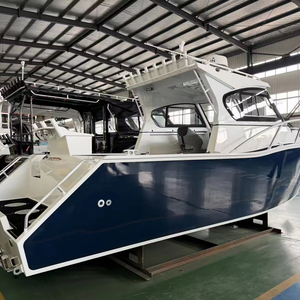 Bateau <span class=keywords><strong>de</strong></span> croisière à moteur en aluminium <span class=keywords><strong>de</strong></span> qualité marine CCS pour la pêche sportive, 25 pieds (7,5 m), <span class=keywords><strong>remorque</strong></span> fournie - Product Image 1