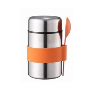 <span class=keywords><strong>vaso</strong></span> de precipitados con silicona cuchara/niño comida caliente sopa de doble pared de vacío térmico de la caja de Almuerzo - Product Image 2