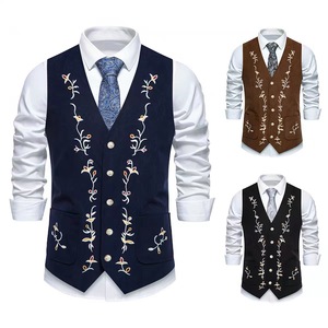 <strong>Men's</strong> Suits Lustrous Shine Intricate Workmanship Polished Shape for <strong>Christmas</strong> Party New Year Eve Gala - Product Image 6