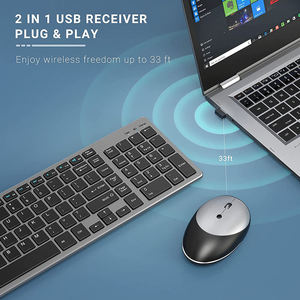 Awireless <b>Keyboard</b> Mouse Combos 7 <b>Backlit</b> Color and High Function <b>Wireless</b> <b>Keyboard</b> One Plug for Mouse and <b>Keyboard</b> - Product Image 5