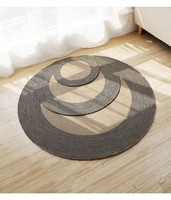 Vente en gros de tapis ronds vintage faits à la main en sisal de jute organique