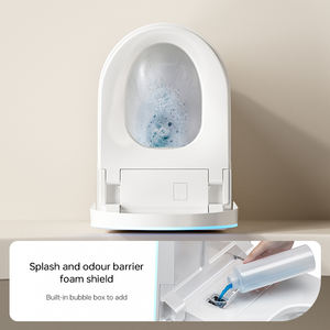 <span class=keywords><strong>WC</strong></span> intelligent suspendu BF avec bidet électrique intégré, gain de place, fixation murale, chasse d'eau automatique, pour salle de bain - Product Image 4