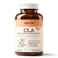 Compléments d'acide linoléique conjugué (CLA) en gélules souples, marque OEM, 90 gélules par portion, favorisent la santé des adultes