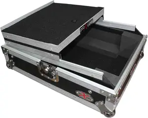 Mezclador de DJ de 12 pulgadas Universal, Estuche Duro de vuelo con estante para ordenador portátil, A300