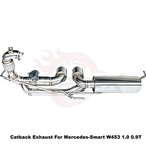 Vortex SS304 Valved Catback <b>Exhaust</b> System for Smart Fortwo Forfour W453 1.0L 0.9T 2016-2025 Direct Fit Muffler - Product Image 4