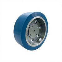 Roue et rouleau en caoutchouc PU enduit de silicone pour systèmes de mouvement de machines, unités de convoyage, fonctionnement stable et réduction du bruit