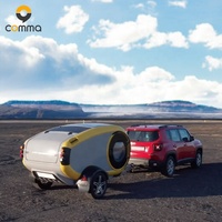 Camping - Voiture Mobile Tout-Terrain de Luxe Personnalisable Mini Caravane