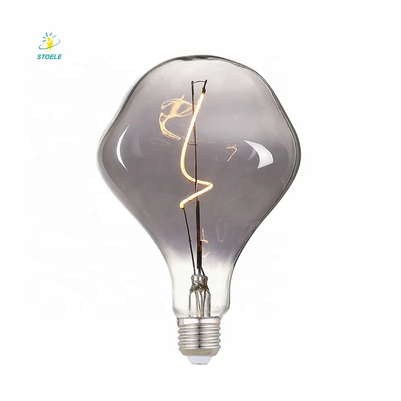 Custom W120 Spiral LED Filament Retro Big Globe Pendant Lamp Decorative Led Light Bulb