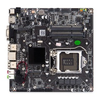 Placa Base OEM Mini ITX H61 para Computadora Todo en Uno, 128 GB RAM DDR3, 2ª/3ª Generación LGA1155, PC de Escritorio Personalizado para CPU I5 Máximo