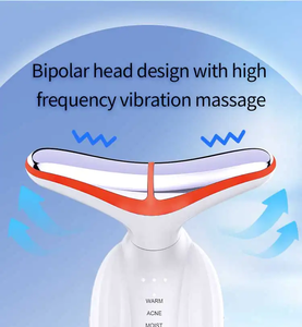 Masseur électrique USB pour le visage et le cou, portable, ABS, anti-rides, anti-âge, raffermissant, appareil de beauté pour usage domestique - Product Image 4