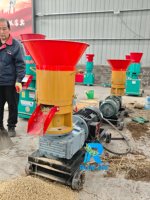 Machine à fabriquer des granulés d'aliments pour animaux 500 kg/h, Peletizadora De Alimentos Para Animales, Moulin à aliments haute efficacité pour ferme