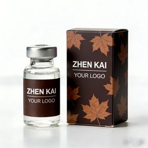 Étiquettes d'emballage de peptides spécifiques au <span class=keywords><strong>laboratoire</strong></span>, autocollants pour flacons en verre à <span class=keywords><strong>forte</strong></span> adhérence pour usage pharmaceutique personnalisé - Product Image 2