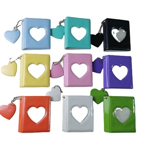 Album Fotografico Professionale Pieghevole a <span class=keywords><strong>Cuore</strong></span>, Mini <span class=keywords><strong>Libro</strong></span> Porta Carte, Personalizzabile, per Ingrosso - Product Image 3