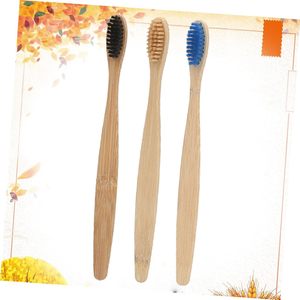 Adult Premium Eco-friendly Biodegradable Soft Bristles Charcoal for <b>Disposable</b> Lightweight Individually Kraft <b>Toothbrush</b> - Product Image 3