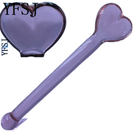 Dildo géant à double tête en verre borosilicate pour femmes, rose, écologique