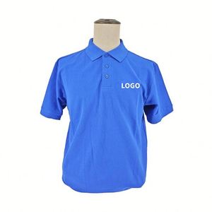 New Fashion 220GSM Cotton Polyester Polo Shirt with Custom Embroidery Logo for Company Uniforms and Staff Wear - Product Image 2
