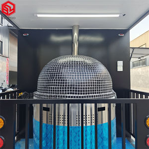 Remolque <span class=keywords><strong>de</strong></span> comida personalizado con cocina totalmente equipada, logotipos y pegatinas personalizados, carrito <span class=keywords><strong>de</strong></span> <span class=keywords><strong>pizza</strong></span> para branding y marketing - Product Image 3