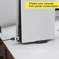 Adaptateur d'alimentation portable pour console PS5, interrupteur marche/arrêt pour PS3, PS4 Slim et Xbox