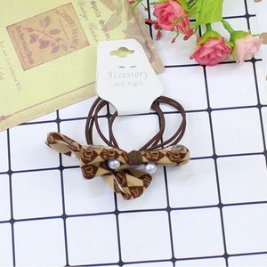 Two Bow Hair Ties Mixed Colors <b>Braided</b> Fabric Daily Use <b>Accessory</b> - Product Image 2