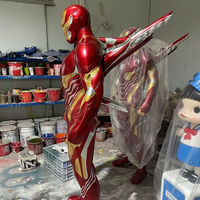 Escultura de Personajes de Marvel a Tamaño Real, Personalizada OEM ODM, de Alta Calidad, Auténtica, de Spider-Man, Batman, Iron Man, Venom, Gigante Verde