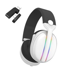 Auriculares inalámbricos para juegos profesionales RGB 2,4G, auriculares impermeables con micrófono, casco para jugadores para PS4 Xbox - Product Image 5