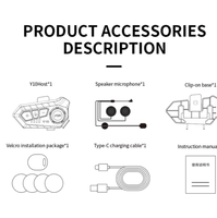 Harga Pabrik Speaker Helm Audio Headset Helm Motor Panggilan Bebas Genggam Putar Musik untuk Berkendara