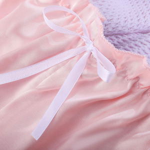 Vente chaude brodé évidé <span class=keywords><strong>voir</strong></span> à travers les shorts à bretelles pour ensemble de lingerie <span class=keywords><strong>rose</strong></span> pour femmes - Product Image 5