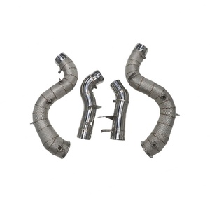 ท่อดาวน์ไปป์ท่อไอเสียสแตนเลสสำหรับ Mercedes Benz GLE63 GLE63S AMG 4.0T W167 C167 C293 downpipe 2020 + - Product Image 1