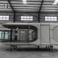 Maison préfabriquée en capsule de conception luxueuse avec système intelligent, étanche et moderne, pour villa et atelier