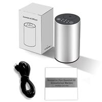 Diffuseur sans eau pour huiles essentielles, diffuseur de voiture à piles, nébuliseur, mini machine à parfum pour la maison, la chambre, la voiture, le bureau