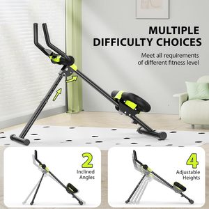 Appareil de fitness à domicile pour <span class=keywords><strong>exercices</strong></span> abdominaux et musculation, en acier mécanique, capacité de 330 livres (noir) - Product Image 4