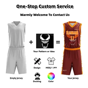 2022 Fashion New Summer Custom Short Sleeve Basketball Jersey And Shorts