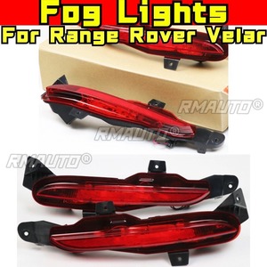 For Range Rover Velar Styling Kits Fog Lights Driving Lamp <b>Halogen</b> LED <b>Bulbs</b> Bumper Fog Light Lamp Lamp Light Housing Body Kit - Product Image 1