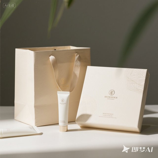 Free Sample High-End Eco-Friendly Skincare Set UV Special Embossed Paper Matt Lamination Sponge Lining Color Custom Recycled