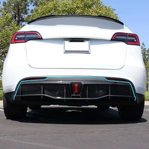 Aileron arrière anti-rayures pour Tesla modèle Y avec lèvre arrière légère pour pare-chocs diffuseur aileron arrière - Product Image 5