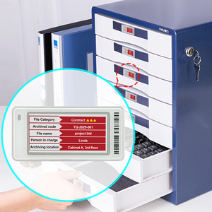 Écran type papier électronique pour la gestion des fichiers, étiquette d'armoire à encre électronique basse consommation, gestion des documents et des actifs pour solution de bureau intelligent - Product Image 1