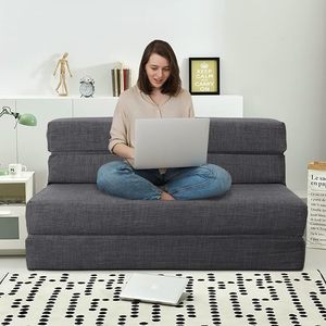 Sofá <span class=keywords><strong>Cama</strong></span> Plegable de Diseño Moderno con Empaque al Vacío para Sala de Estar, Sofá de 4 Plazas - Esponja 30D - Product Image 1