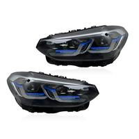Ensemble de phares LED laser pour BMW X3 G01 G08 2018-2021, mise à niveau, nouveau style, DRL séquentiel, projecteur, Plug-and-Play, paire